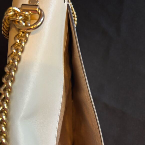 Coach Gold and Cream Women's Bag Used 1 time Excellent Condition - Picture 9 of 12